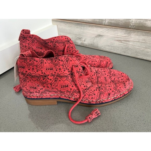 Hush Puppies Women's Cyra Catelyn Ankle Bootie Red‎ NEW Size 7 - Picture 1 of 12